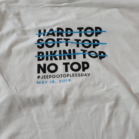 Jeep Go Topless T shirt NWTags - Picture 2 of 2